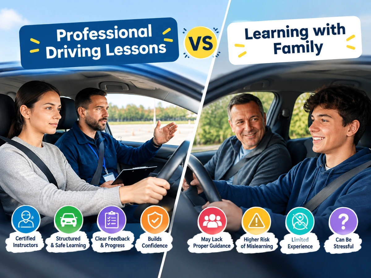 How Many Lessons Do I Need to Pass a Manual Driving Test? 2 professional-driving-lessons-vs-learning-with-family